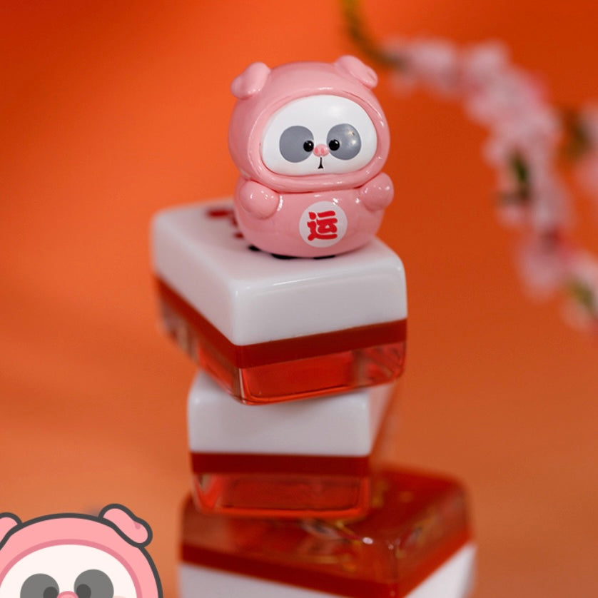 【107】Mr. Pa Bean - Fortune Mahjong Bean Charm Blind Bag Mystery Bag Mini Toy Figure