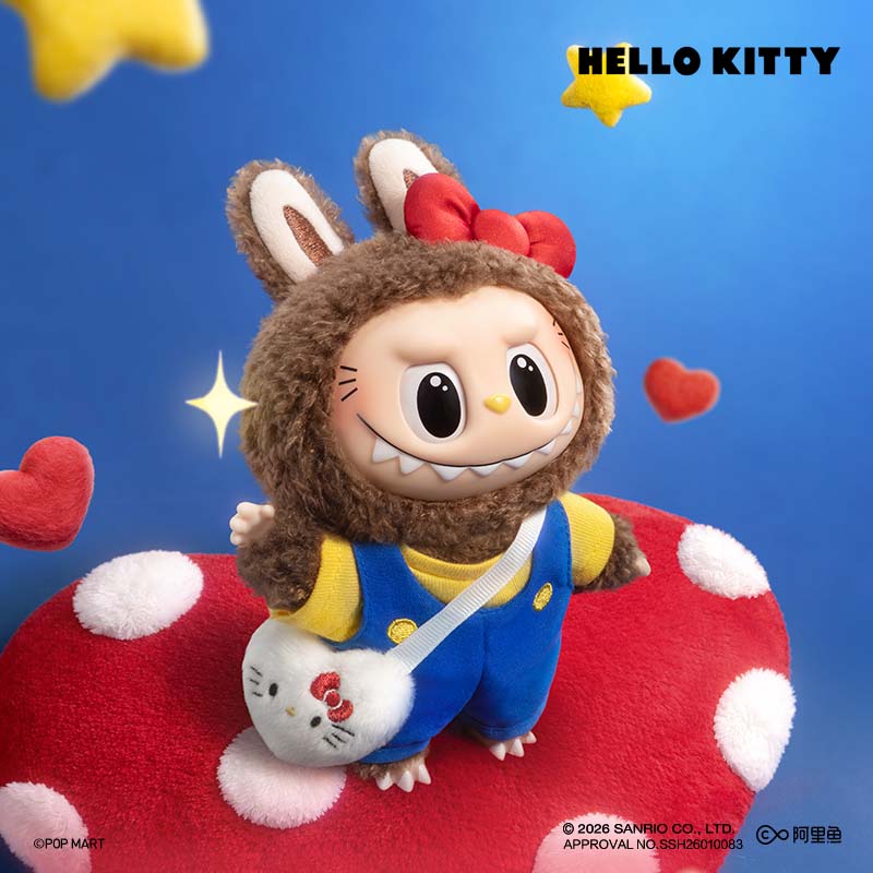 【Pre-order 2 days】THE MONSTERS × Hello Kitty and Friends Series-Vinyl Plush Pendant Blind Box Confirmed Clear Choice Labubu Sanrio