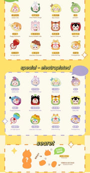 Baby 3 Bean - Gluttonous Kitty Greedy Cat Series Baby Three Bean Charm Blind Bag Mystery Bag Mini Toy Figure