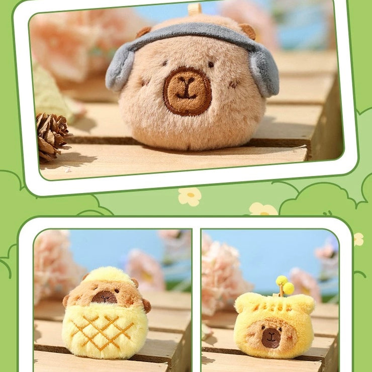 【Fluffy】Capybara Plush Fridge Magnet Mystery Bag Blind Bag
