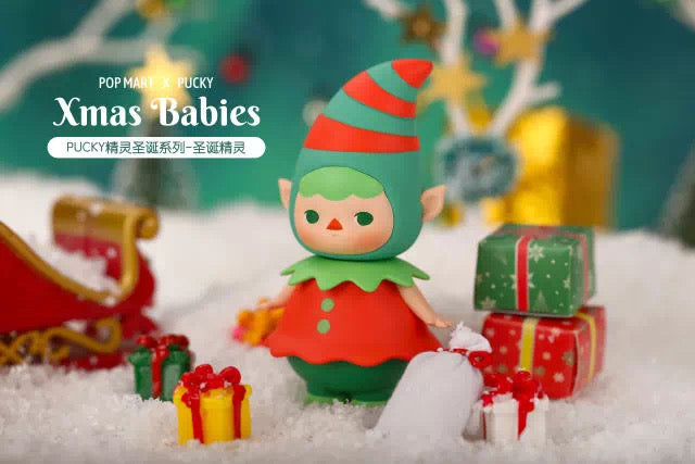 【Christmas, Discontinue】Pucky - Xmas Babies Series Mystery Box Blind Box Toy Figure