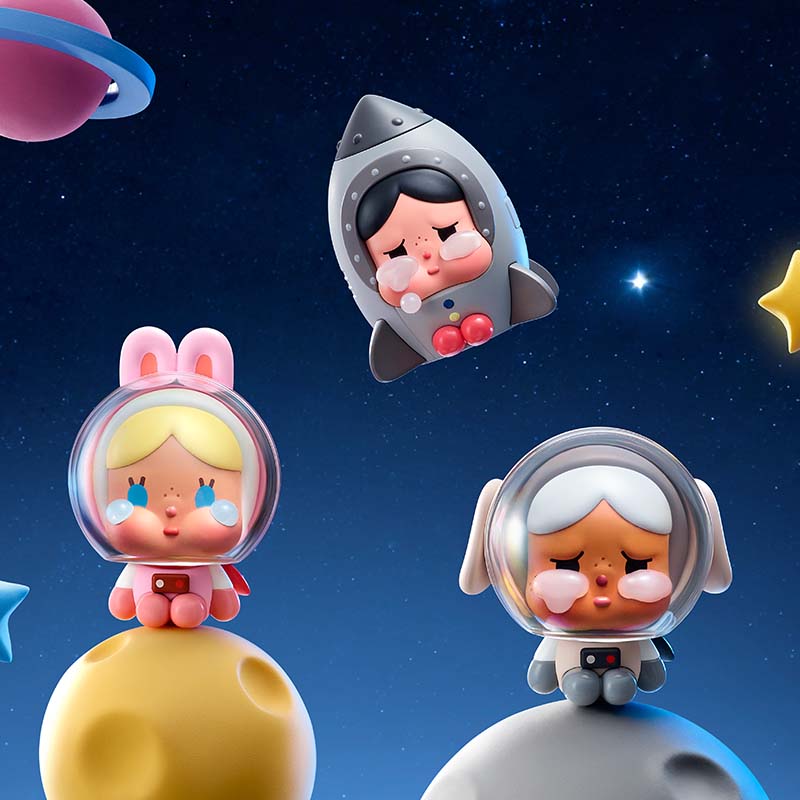 【178】CRYBABY Mini - Crying to th Moon Sitting Series Mystery Box Blind Box Toy Figure