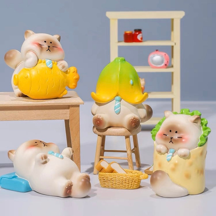 Working Cat Kitty Series Mystery Box Blind Box Toy Figure