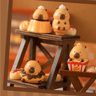 【166】Capybara Bean - Bakery Series 1 Tuntunzai Mystery Box Blind Box Mini Toy Figure Charm