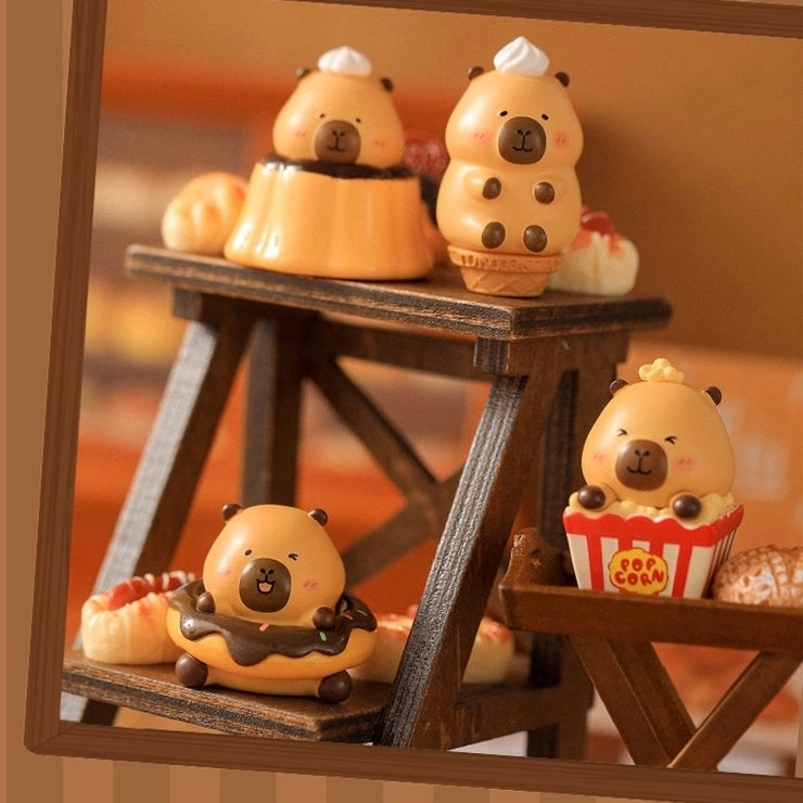 【166】Capybara Bean - Bakery Series 1 Tuntunzai Mystery Box Blind Box Mini Toy Figure Charm