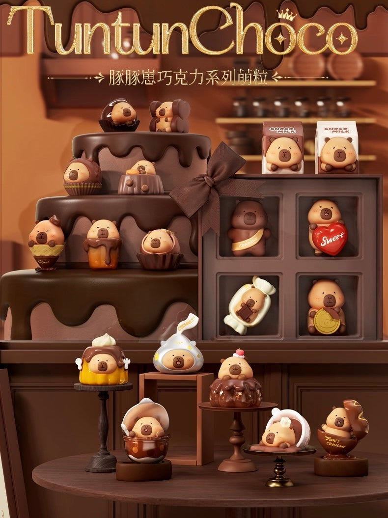 【189】Capybara Bean - Chocolate Series Tuntunzai Mystery Box Blind Box Mini Toy Figure Charm