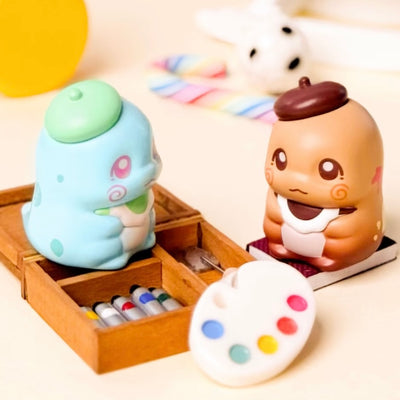 Keyno Dinosaur Bean - Doodle Kingdom Series Mini Charm Blind Box