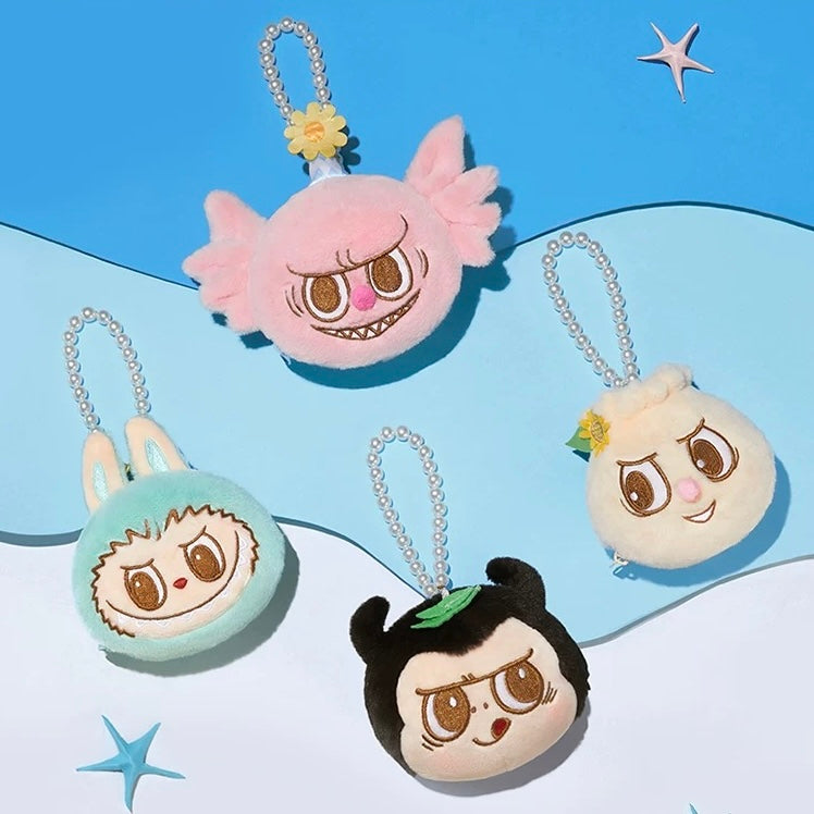 【Plush】Labubu The Monsters Party - Flip Fun Series Mystery Box Blind Box Toy Figure Key Ring Purse