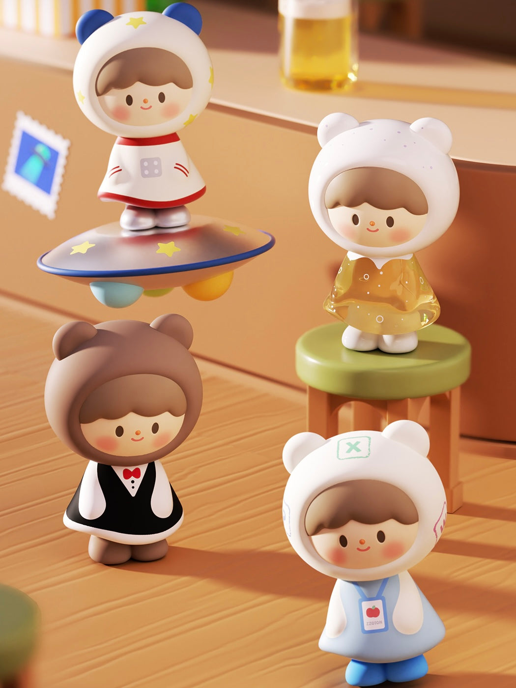 【093】 zZoton Bean - Joy in a Twist Series Bean Charm Mystery Bag Blind Bag Mini Toy Figure