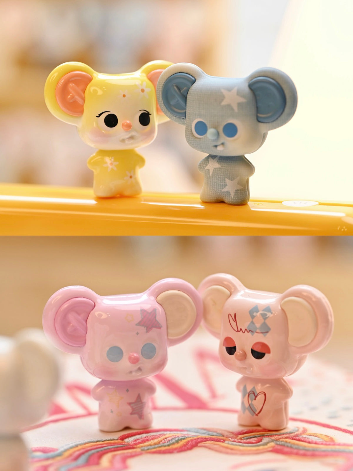 【200】MMS Mil Mouse Bean - Buttons & Weaving Mystery Bag Blind Bag Mini Toy Figure