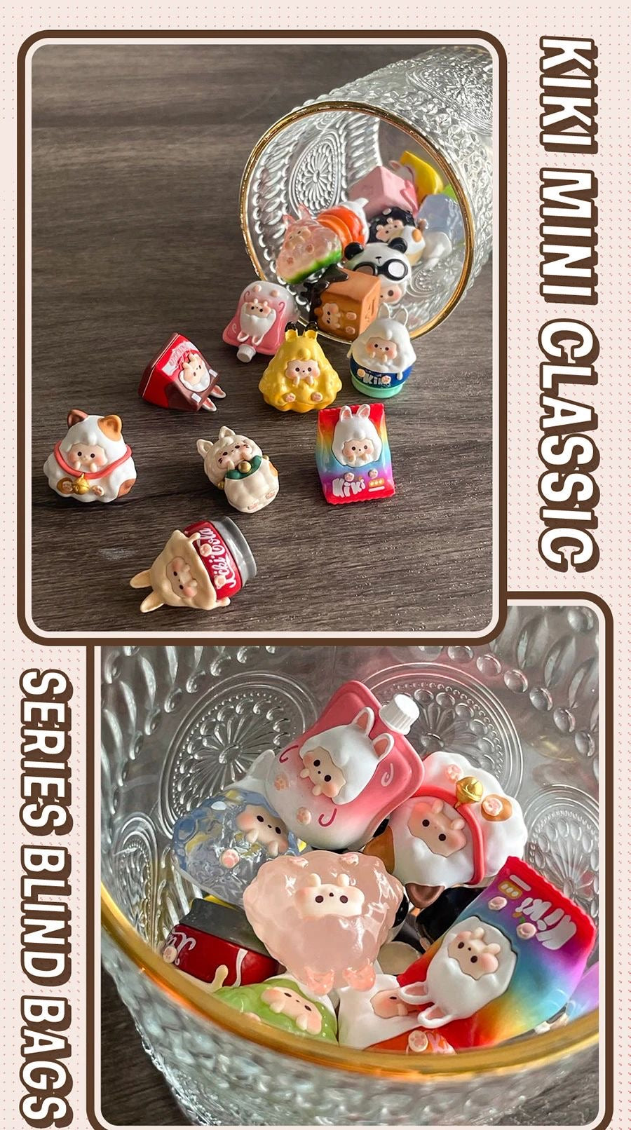 【099】Kiki Mini Bean - Classic Series Mystery Bag Blind Bag Charm
