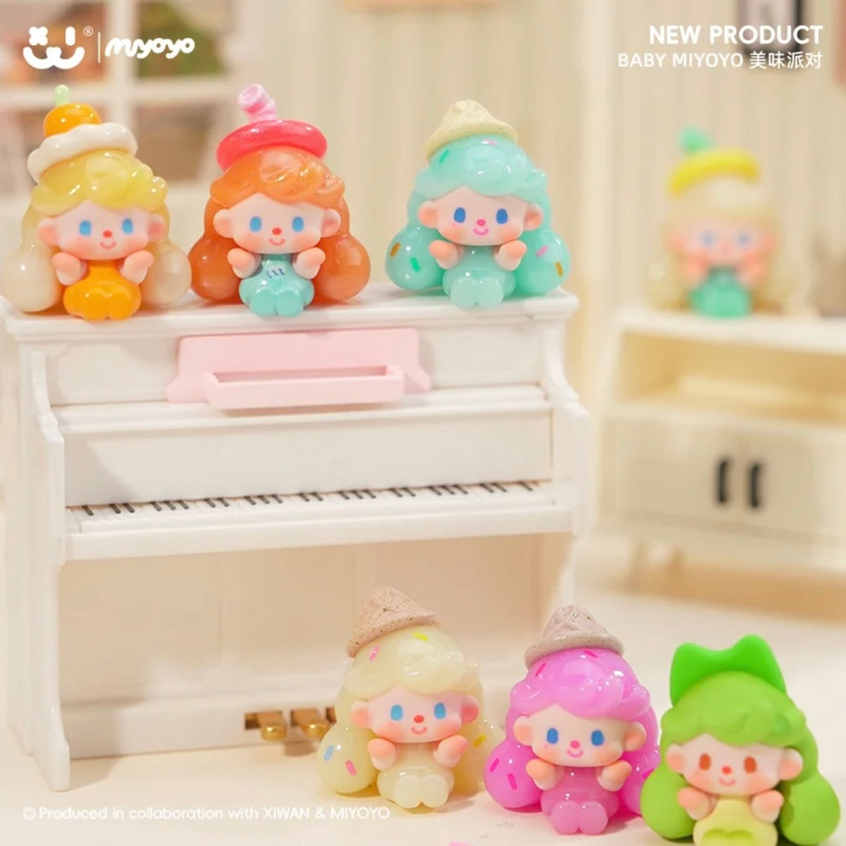 【179】Miyoyo Bean - Tasty Party Series Mystery Box Blind Box Mini Toy Figure