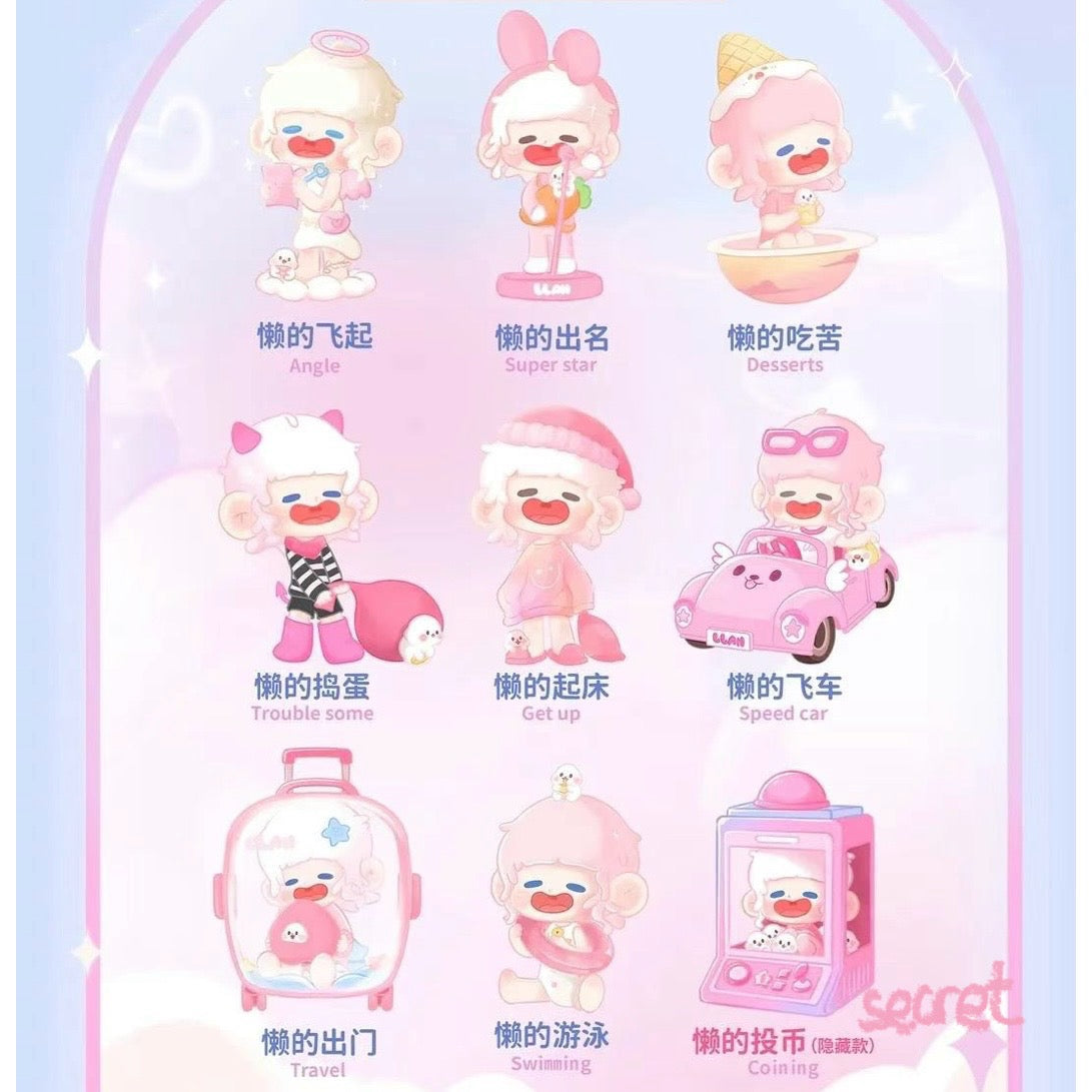 Lazy Lanlan- Pink Dream Series Mystery Box Blind Box Toy Figure
