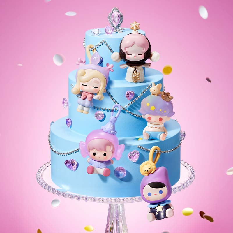 【164】POP Bean - 15th Anniversary Celebrating the Moment Series Bean Charm Blind Bag Mystery Bag Mini Toy Figure