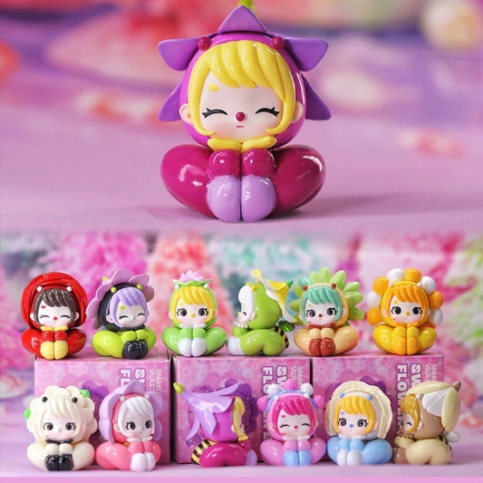 【Promotion】Sweet Flower Elf Bean Charm Mini Blind Box Small Size Toy Figure