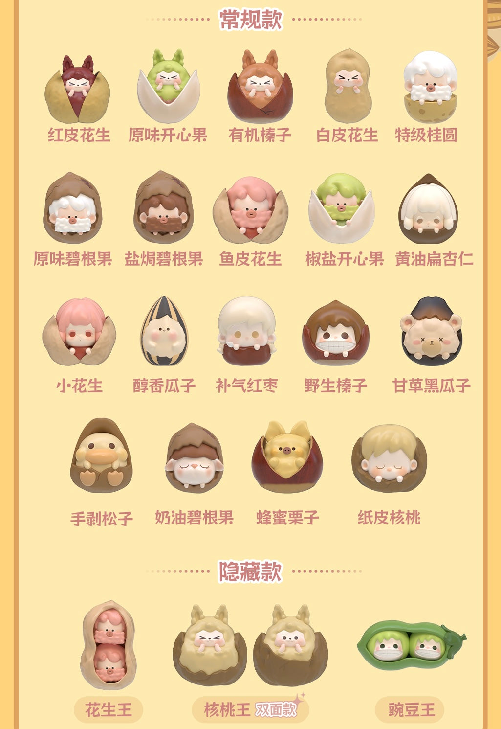 【129】Heydolls Bean - Happy Nuts Series Blind Bag Mystery Bag