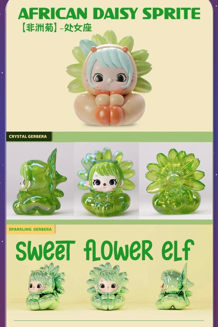 【Promotion】Sweet Flower Elf Bean Charm Mini Blind Box Small Size Toy Figure
