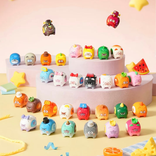 【221】Dingding Cat Bean - GOGO Car Series Bean Mini Charm Blind Bag Cat