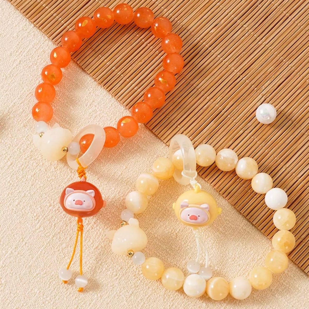 【011】Lulu the Piggy Lucky Koi Fish Bracelet Pendant Mystery Box Blind Box