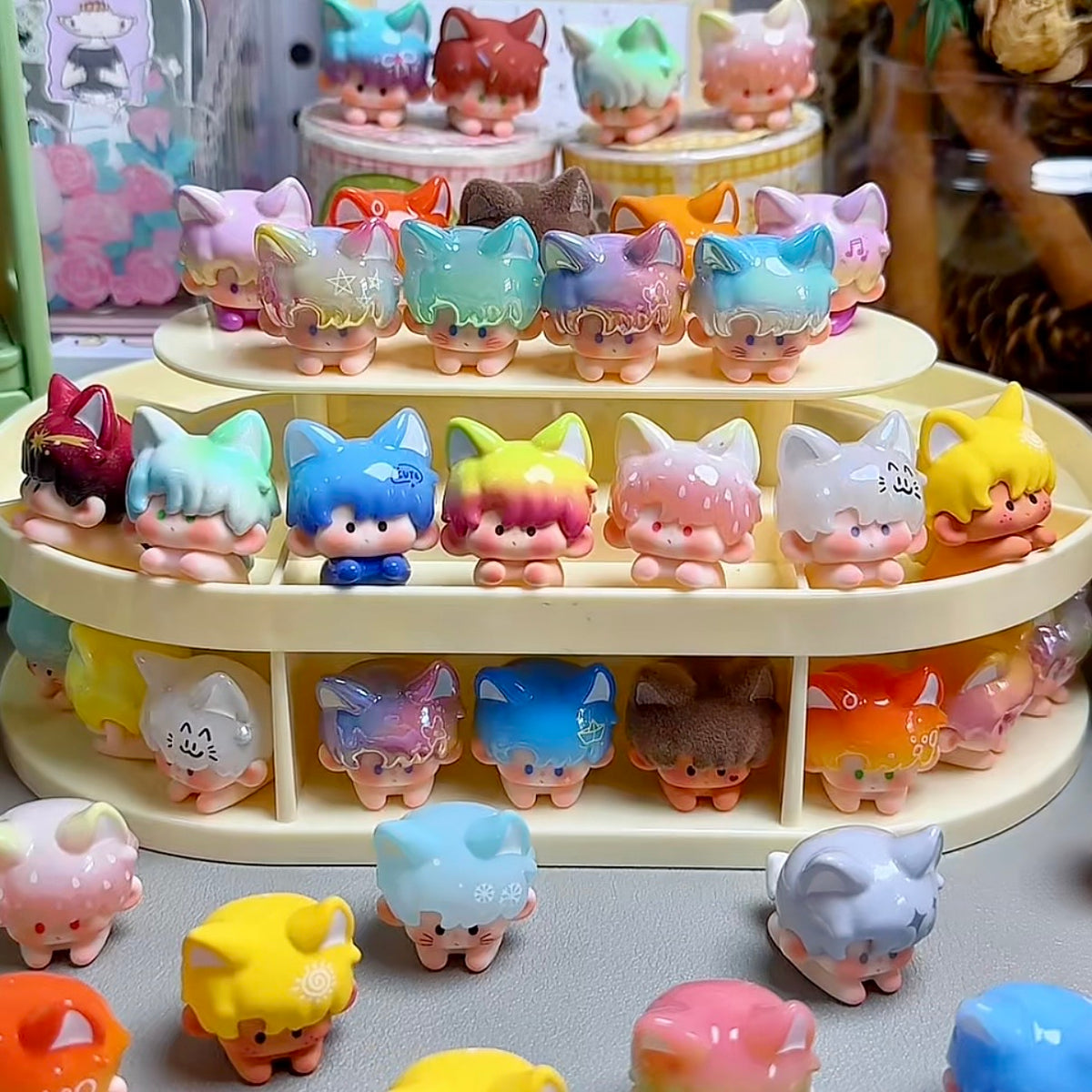 【146】Yuta Bean - Fox Laying Kindergarten Series Mystery Box Blind Box Toy Figure