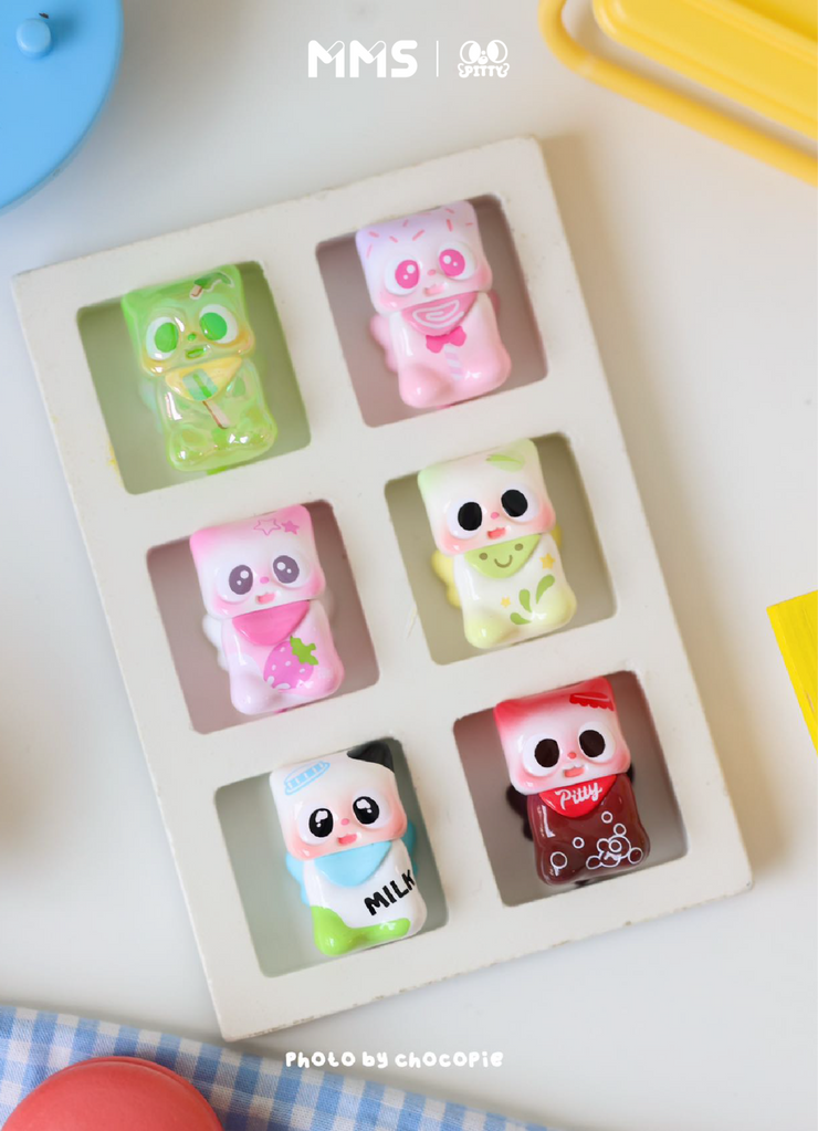 【152】Pitty Bean 5 - Snacky Paws Series Mystery Box Blind Box Mini Toy Figure Charm