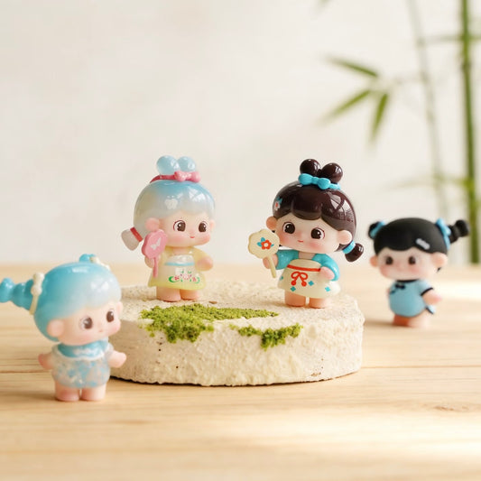 【220】Tang Tang Bean - Seasonal Scenery Series Bean Mini Charm Blind Bag Cat