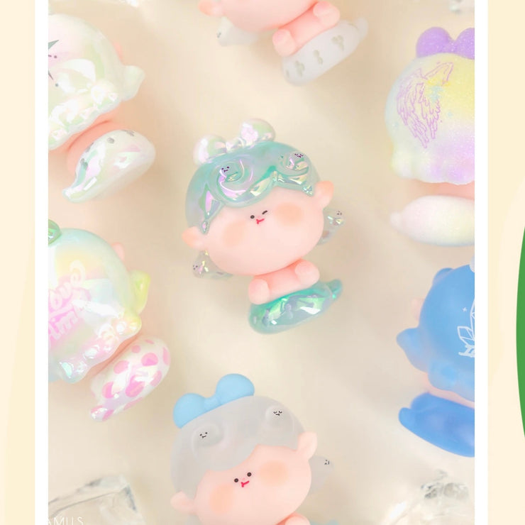 【Sale】Amlls Snake Bean - Baby Snake Series Mystery Box Blind Box Toy Figure