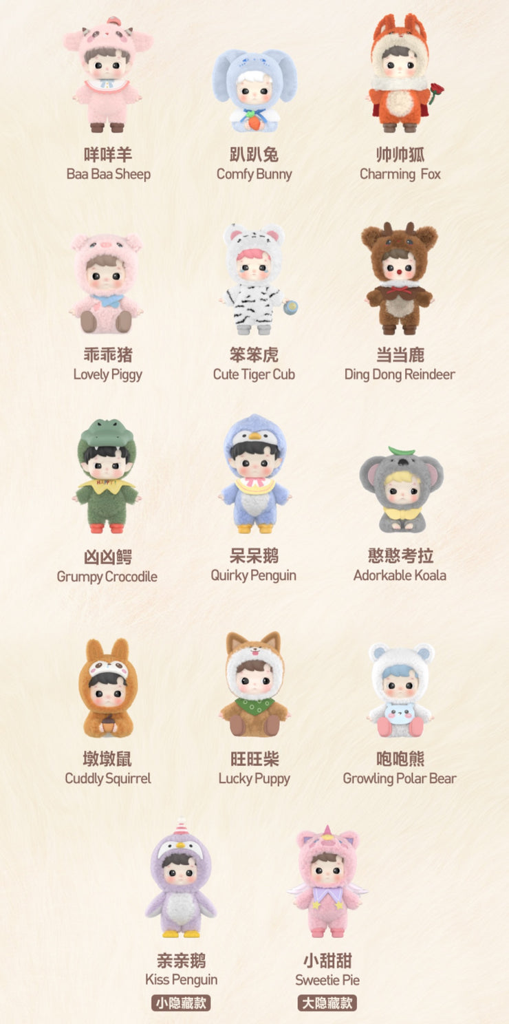 Hacipupu Plush - Snuggle with You Series Mystery Box Blind Box Toy Figure
