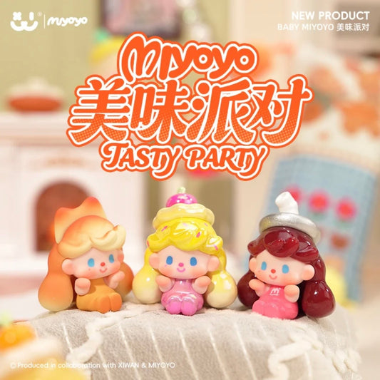 【179】Miyoyo Bean - Tasty Party Series Mystery Box Blind Box Mini Toy Figure