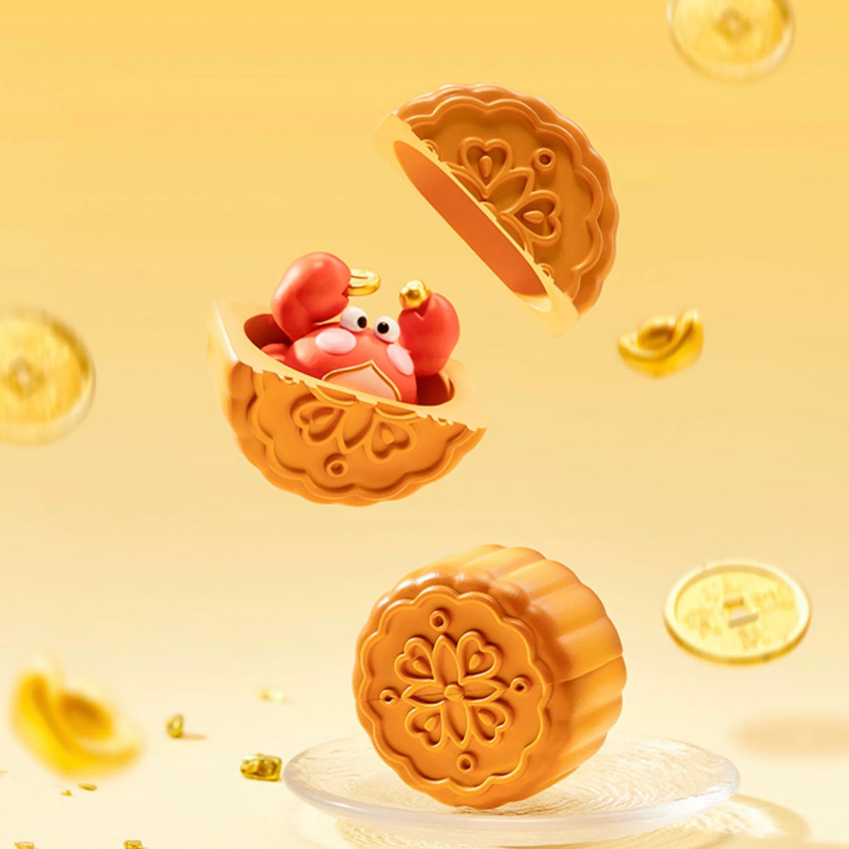 【Pre-order 3 days】【2025 Mid-autumn Festival Limit】Bunny Mooncake Toy Figure