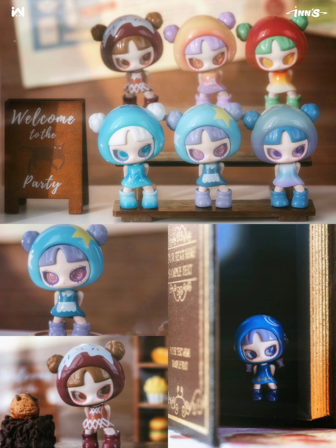 【110】Inn’s Bean 2 - Symphony of Illusion and Reality Series Mini Bean Charm Blind Bag Inns