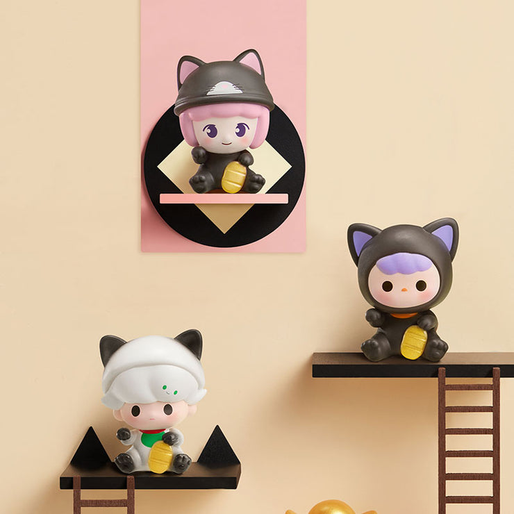 Lucky Fortune Cat Pop Bean Mystery Bag Blind Bag Mini Charm Toy