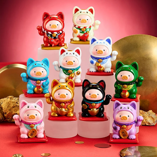 【188】Lulu the Piggy - Lucky Cat Series Mystery Box Blind Box Toy Figure