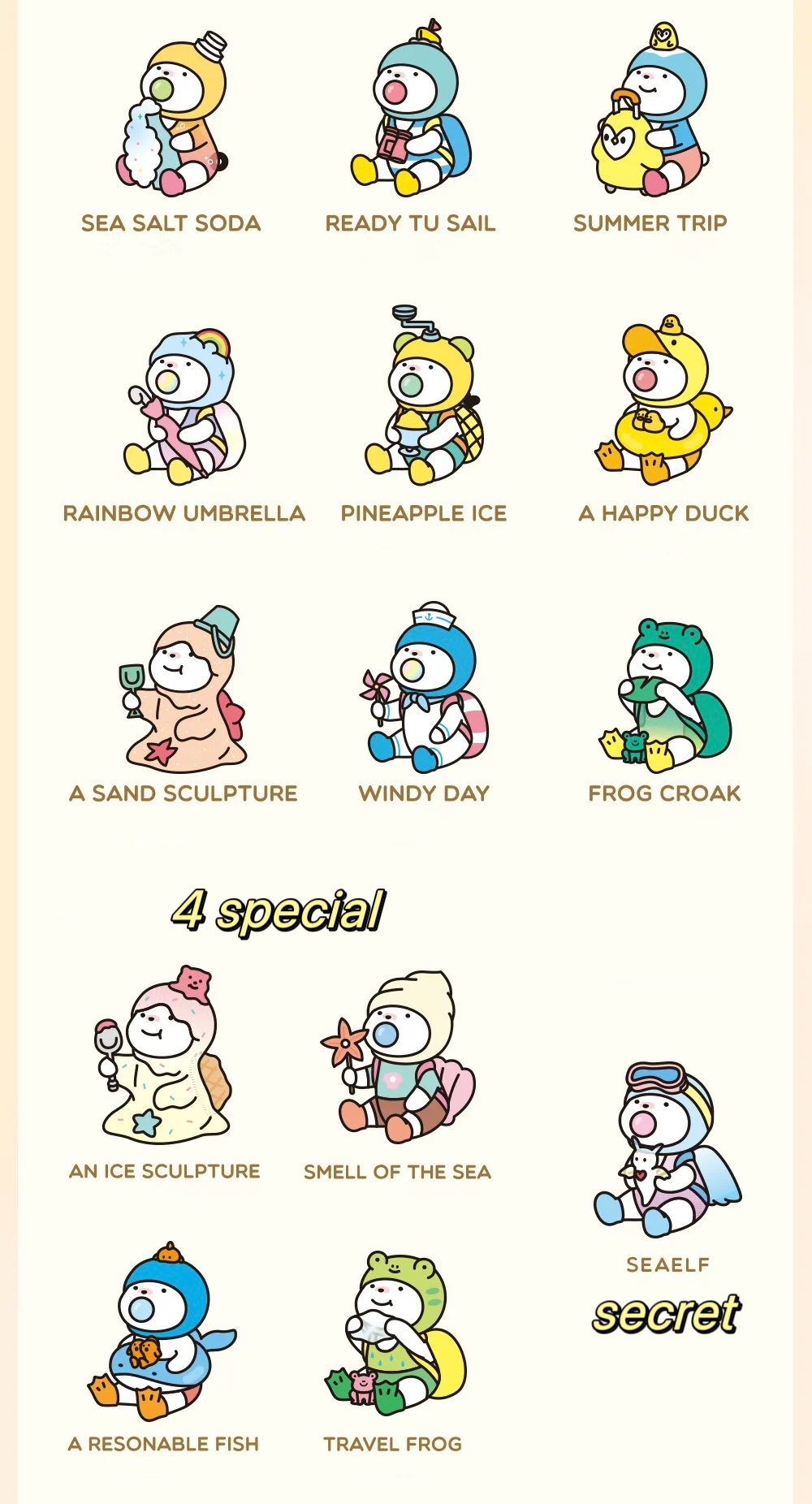 【030】Repolar - Wonderful Summer Trip Series Mystery Box Blind Box Toy Figure Daydream