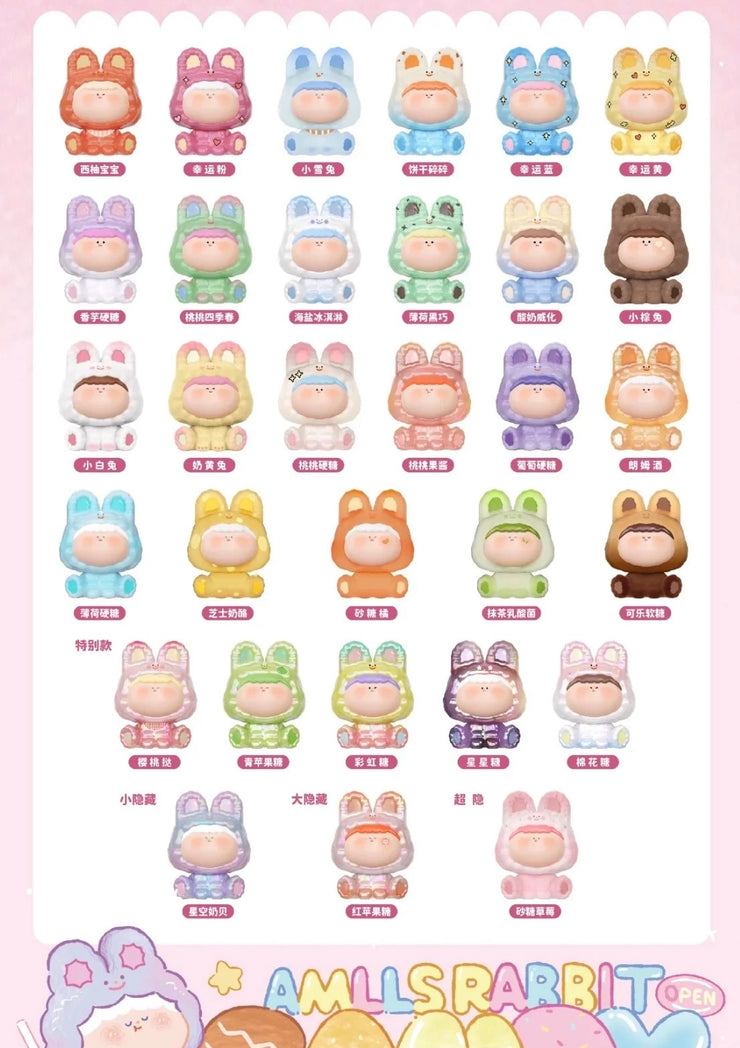 【Limit】Amlls Candy Rabbit Bean Clear Choices