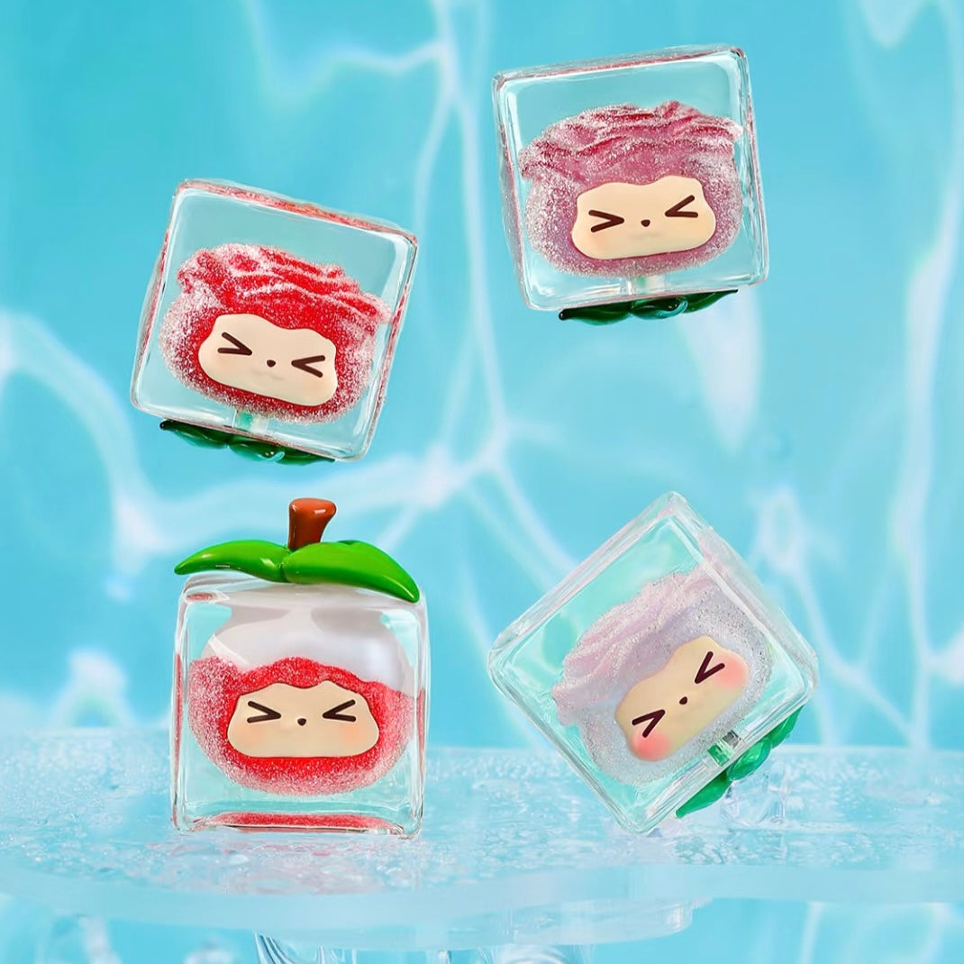 【081】Kiki Bean - Fruit Ice Cube Series Bean Charm Mystery Box Blind Box Toy