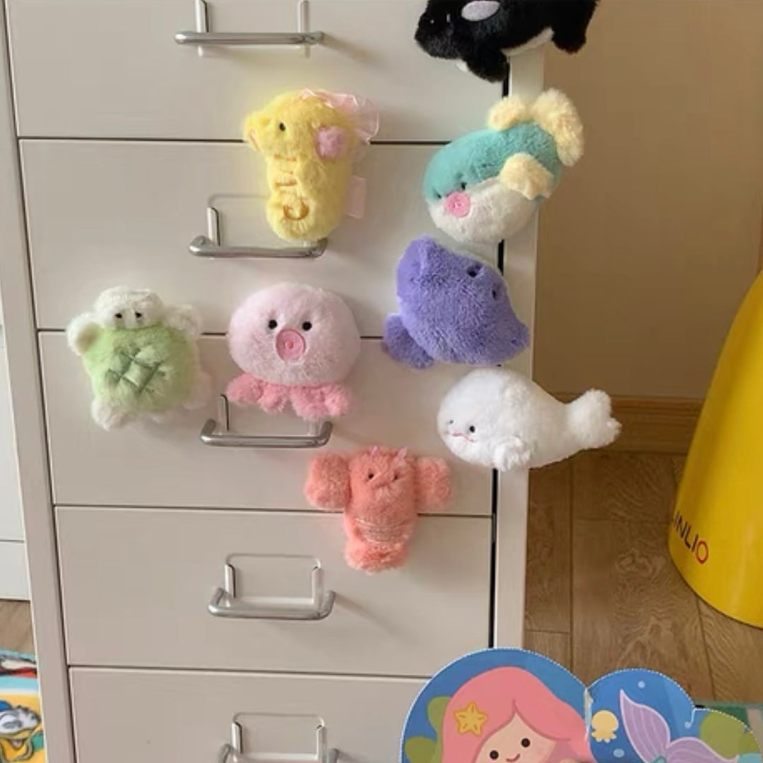 【116】Fishing Together Plush Fridge Magnet Mystery Bag Blind Bag