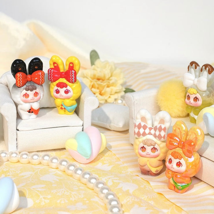 SPBOMI Bean -  Traveling Rabbit Bunny Series Mystery Box Blind Box Toy Figure