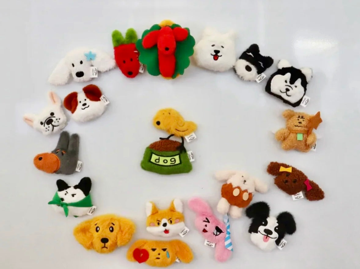【127】Puppy Kingdom Plush Fridge Magnet Mystery Bag Blind Bag Dog