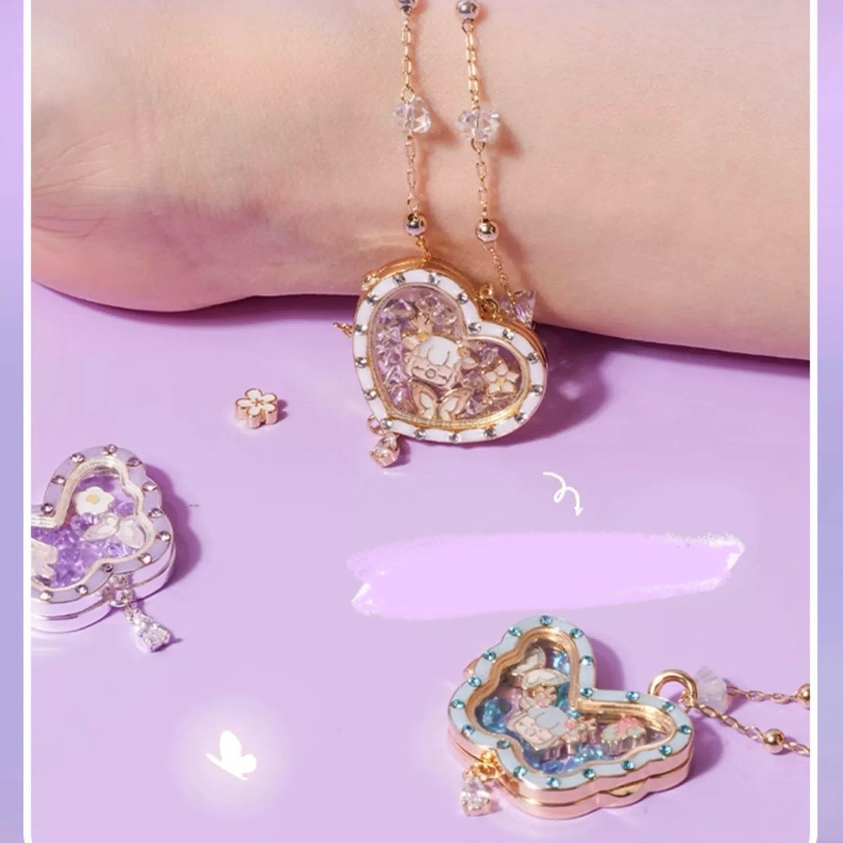 Nanci Butterfly Necklace & Bracelet 2-Way Blind Box