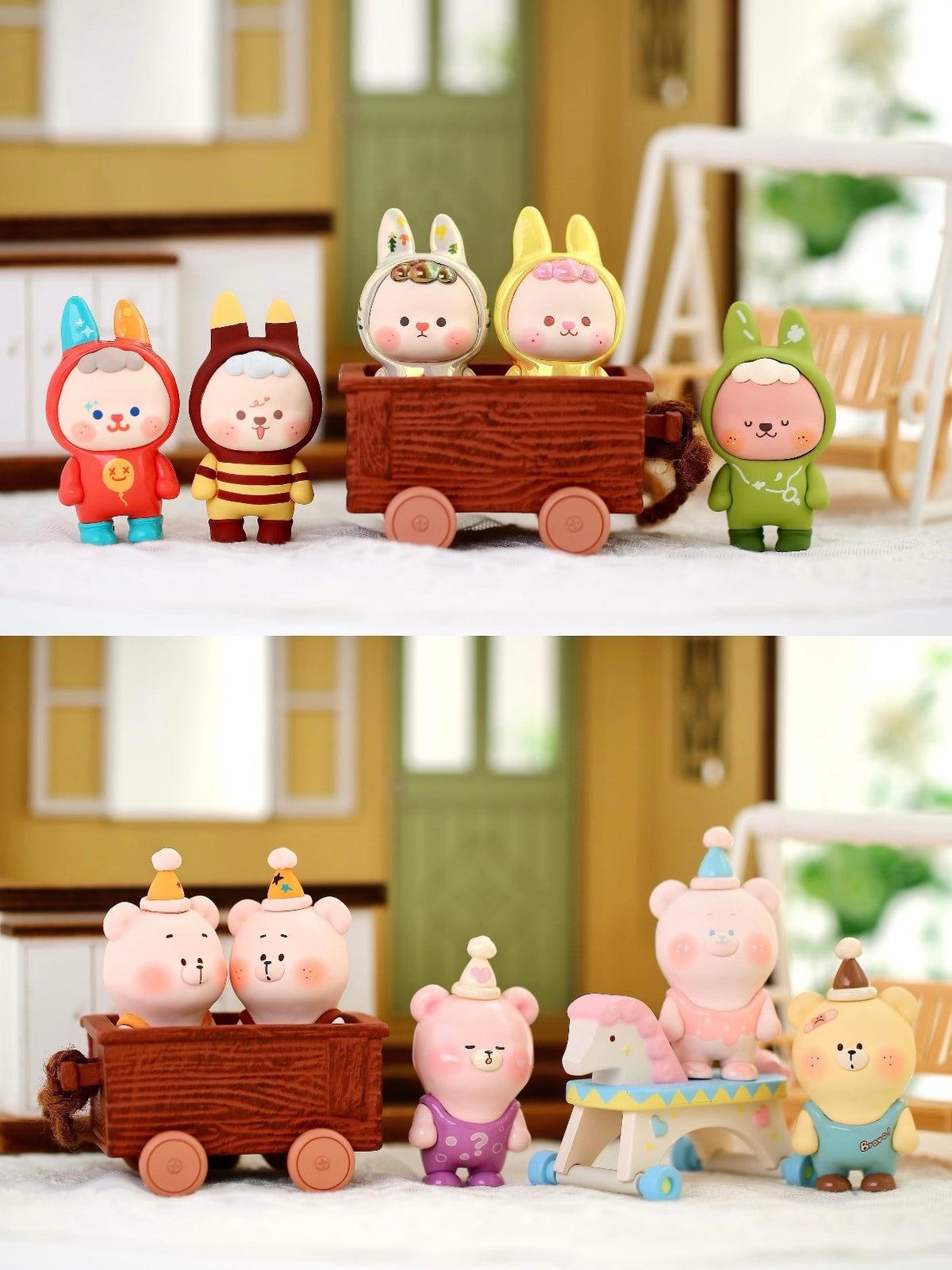 【180】Bonini Bean - Let’s be Free Series Mystery Box Blind Box Mini Toy Figure