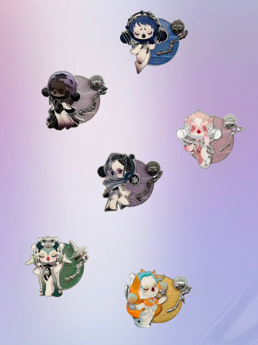 maiSKULLPANDA シリーズ Skullpanda Fridge Magnet - The Sound Series Mystery Box Blind Box