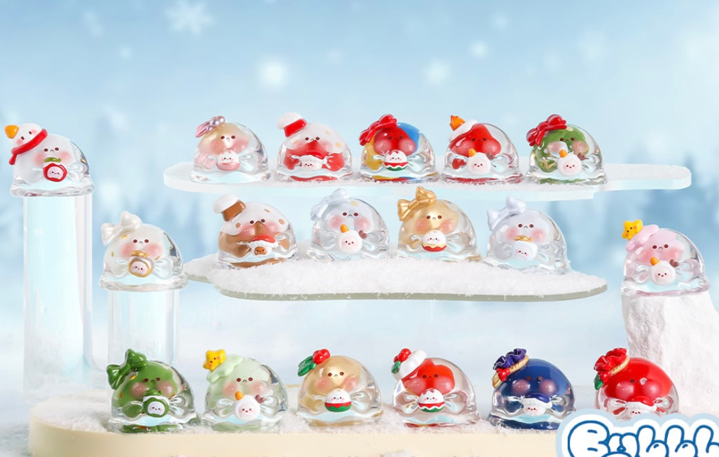 【114】Bubble Egg Bean - Winter Present Series Mystery Bag Blind Bag Mini Toy Figure