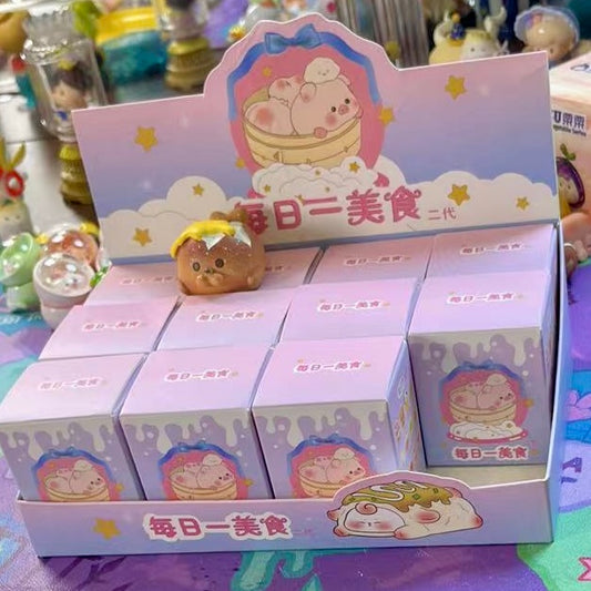 【124】Meal of the Day 2 - Bean Charm Mystery Box Blind Box Toy