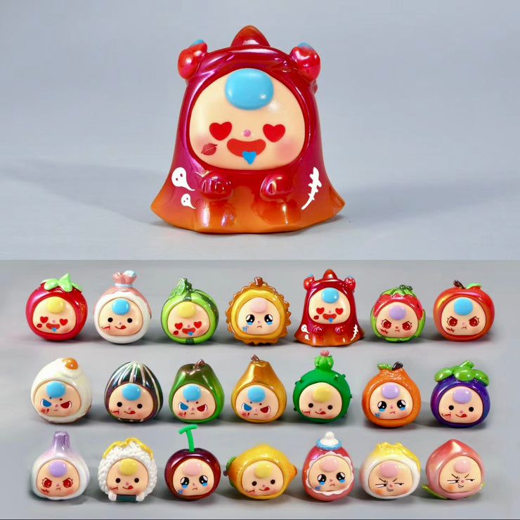 Baby 3 Bean - Food Series Baby Three Bean Charm Blind Bag Mystery Bag Mini Toy Figure