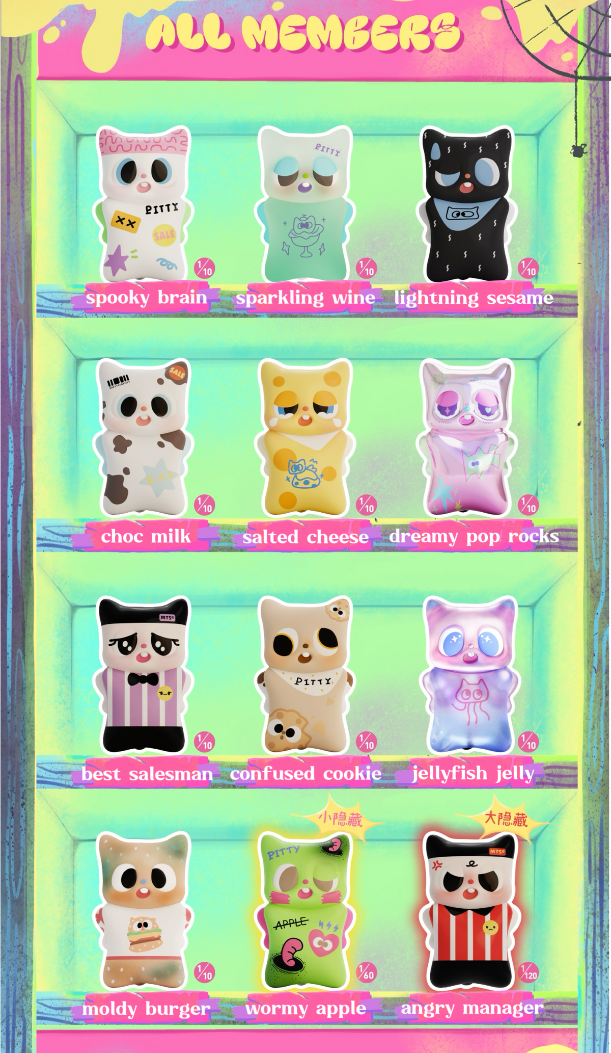 【Discontinue】Pitty - Pitty’s Magical Shop Series Mystery Box Blind Box Toy Figure