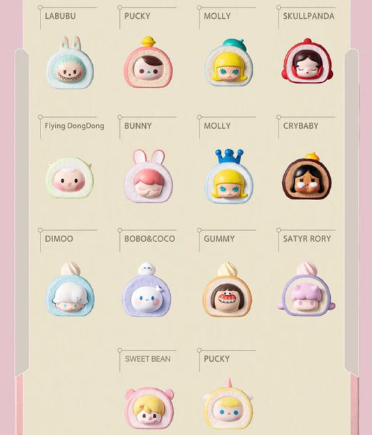 POP BEAN 02 - Cake Roll Series Mini Charm Toy Figure 08/29/2022