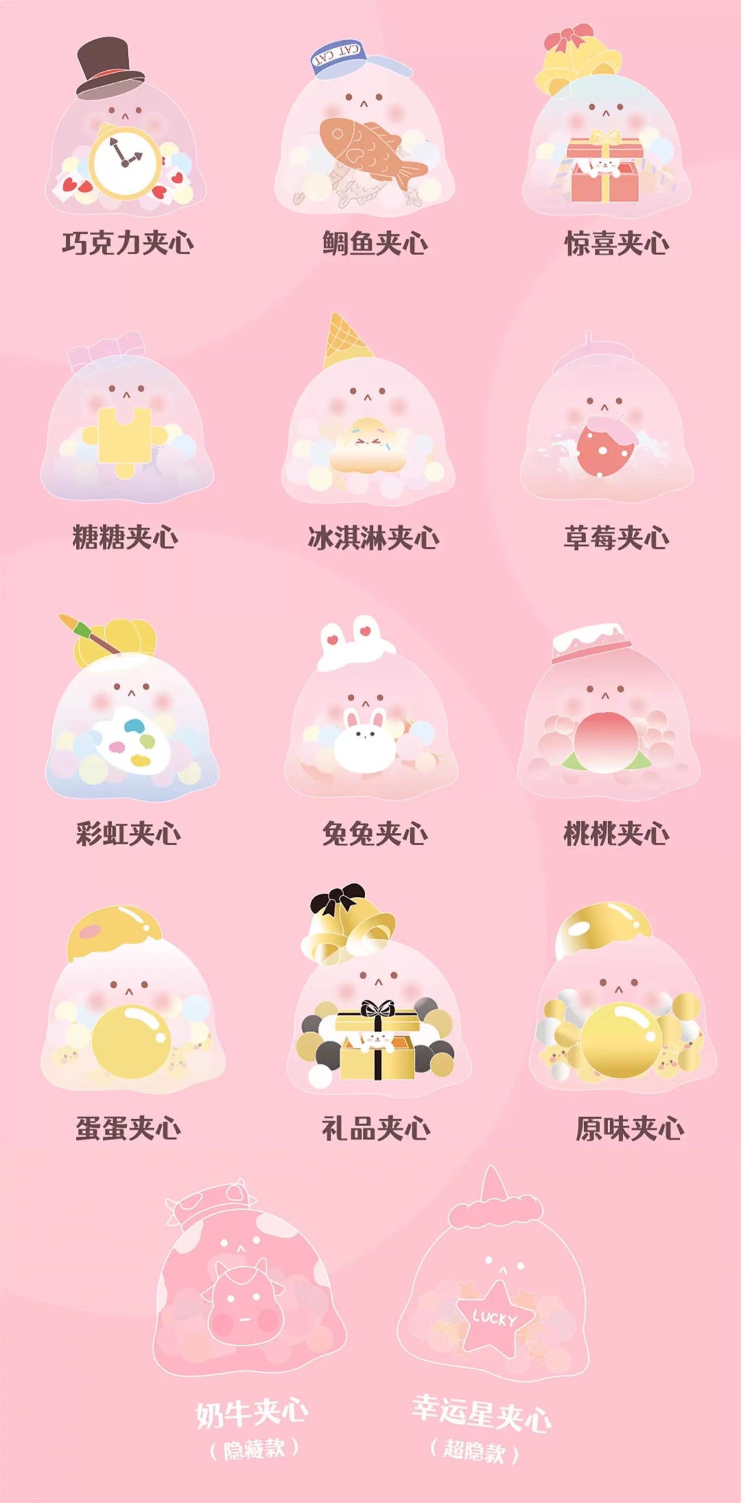 Bubble Egg Plus 1 - Filling Series Mystery Box Blind Box Toy Figure