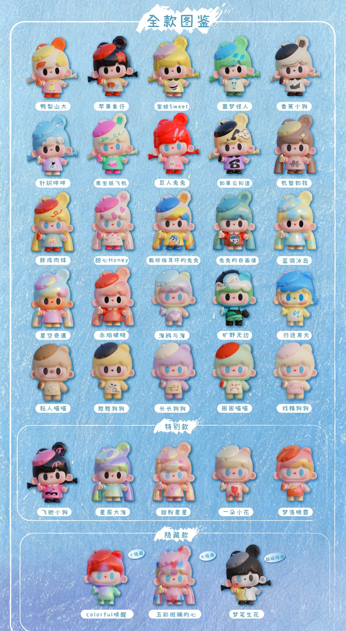 【227】TUTUBEAR Bean 6 - Little Me, Big Dreams Series Mystery Bag Blind Bag Mini Toy Figure Charm
