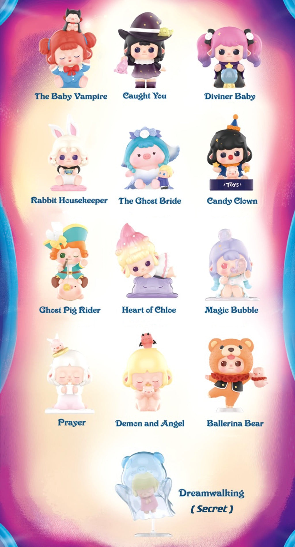 【061】Minico - Amazing Night Series Mystery Box Blind Box Toy Figure